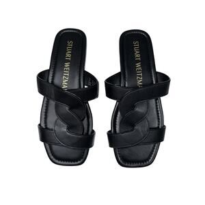 New! Stuart Weitzman Ibiza Slide Sandal Sz 7.5 $225